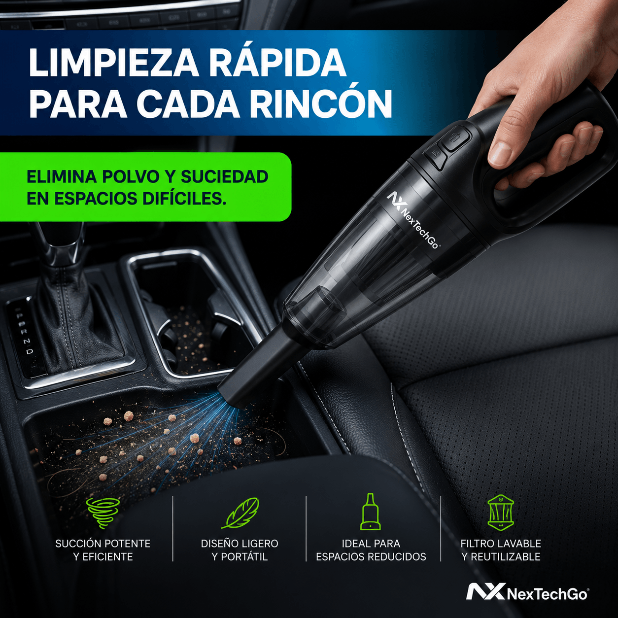 DúoClean&Go™ - Combo Hidrolavadora 6 en 1 + Aspiradora