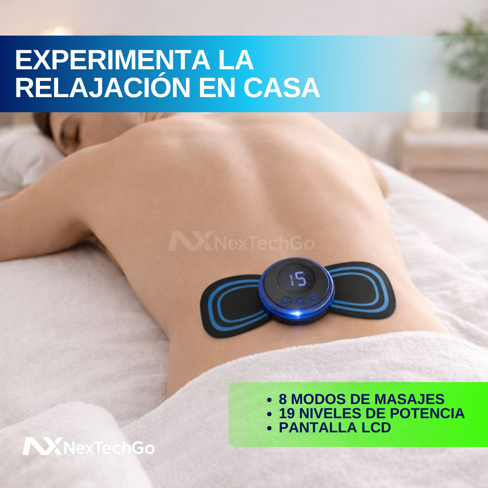 Relax&Go – Masajeador Corporal Eléctrico 3x1