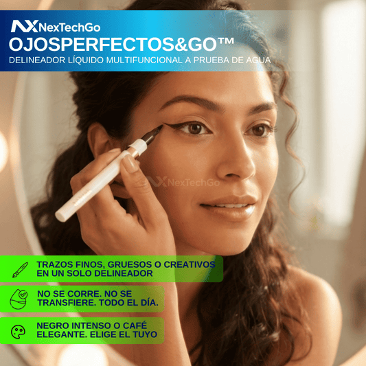 OjosPerfectos&Go™ - Delineador Líquido Multifuncional a Prueba de Agua